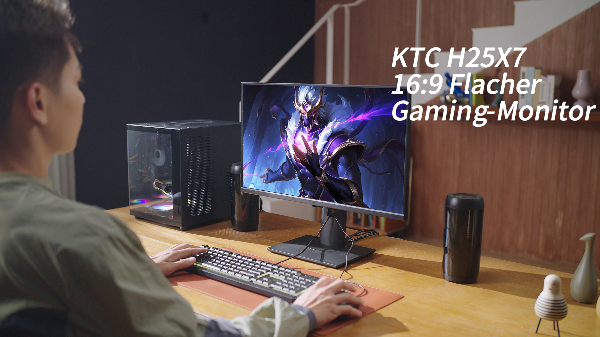 KTC Gaming Monitor 24.5 Zoll, 400Hz FHD, Fast IPS 1ms,HDR400 PC